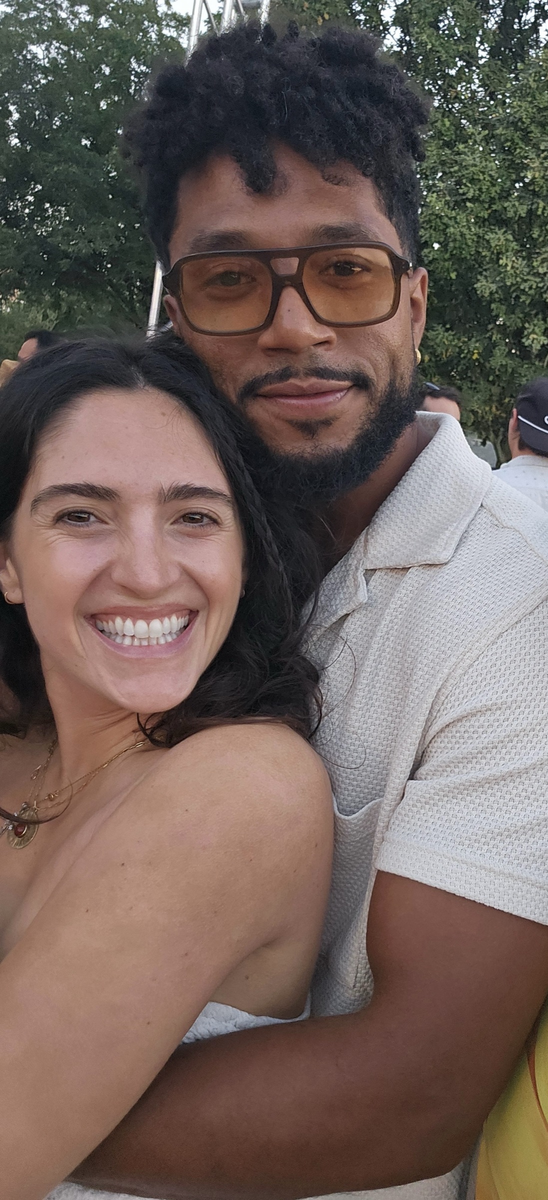 Photo — with the love of her life / first retreat
